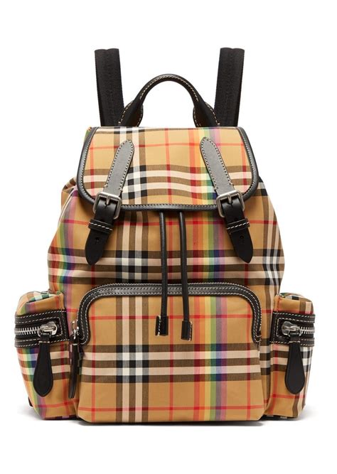 burberry check backpack|burberry vintage check backpack.